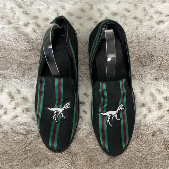 Men’s Urban Outfitters loafers size 8 stripes boho chic shoes dinosaur bones main image 7
